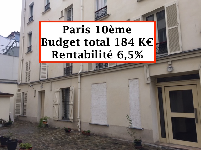 Ancienne loge de gardien Paris 10
