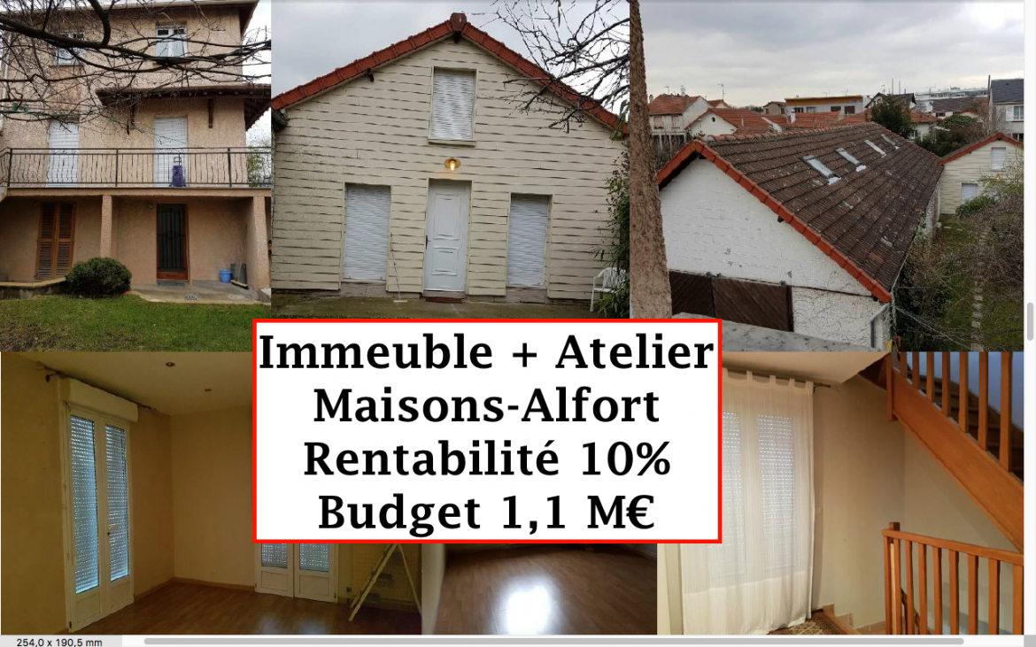 Immeuble Maisons Alfort 10%